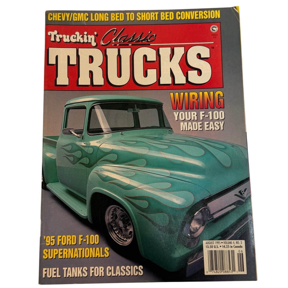 August 1995 Truckin Classic Trucks Magazine Ford F-100 Supernationals Wiring